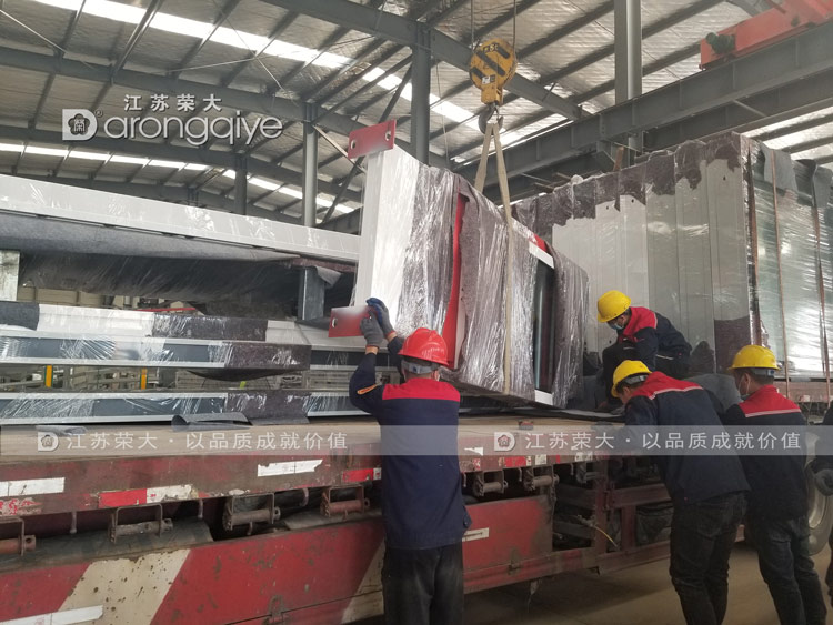 陜西現代候車亭發貨案例圖二