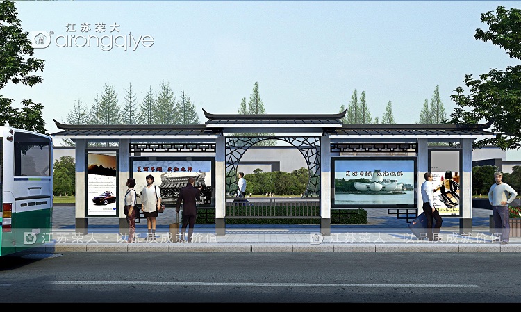 景區中式仿古候車亭廠家設計元素