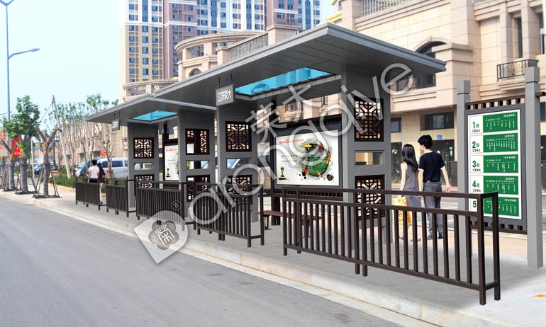 江蘇榮大為您詳解候車亭的尺寸及構成