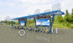 榮大候車亭助力仙城-連云港公共自行車服務系統建設