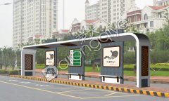 海南省不斷發展城市公交候車亭建設