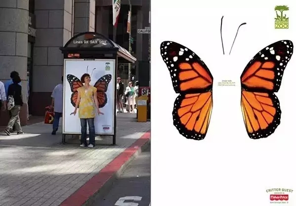 這樣的公交候車亭廣告,我能玩上一天